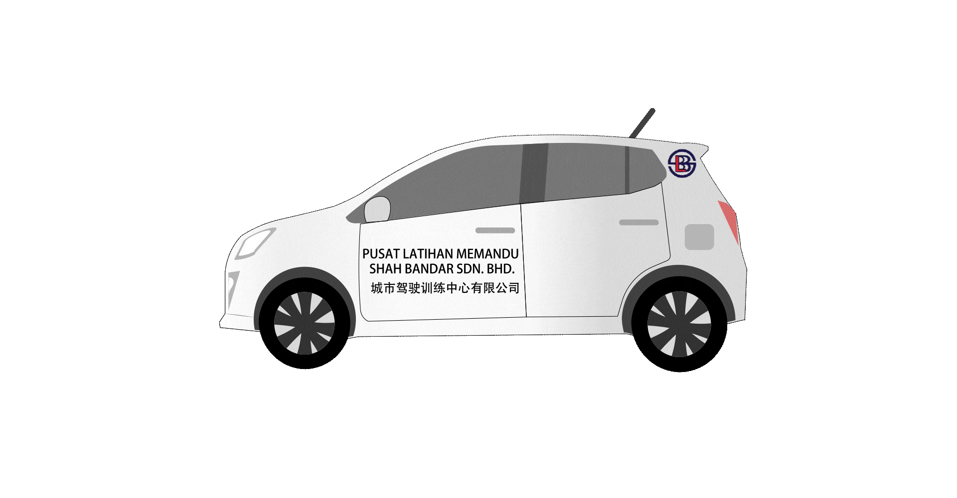 Shah Bandar Driving Car